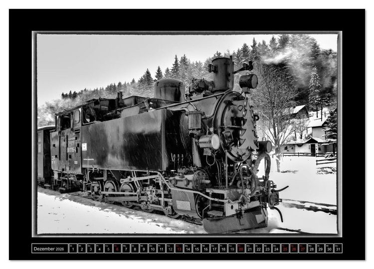 Produktbild: Die Pre&szlig;nitztalbahn (Wandkalender 2026 DIN A3 quer), CALVENDO Monatskalender