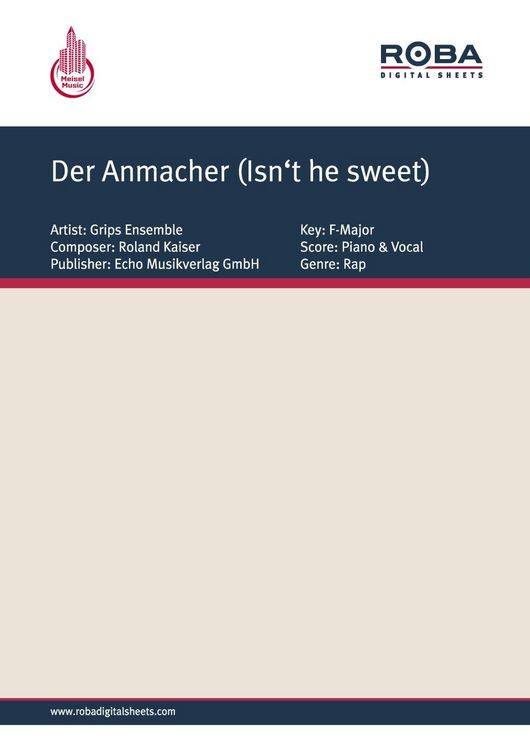 Produktbild: Der Anmacher (Isn't he sweet)