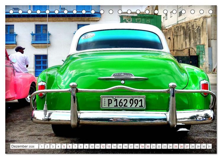 Produktbild: CHEVY - Ganz in Gr&uuml;n (Tischkalender 2026 DIN A5 quer), CALVENDO Monatskalender