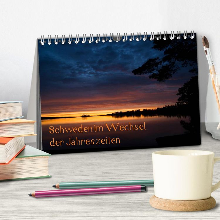 Produktbild: Schweden im Wechsel der Jahreszeiten (Tischkalender 2026 DIN A5 quer), CALVENDO Monatskalender