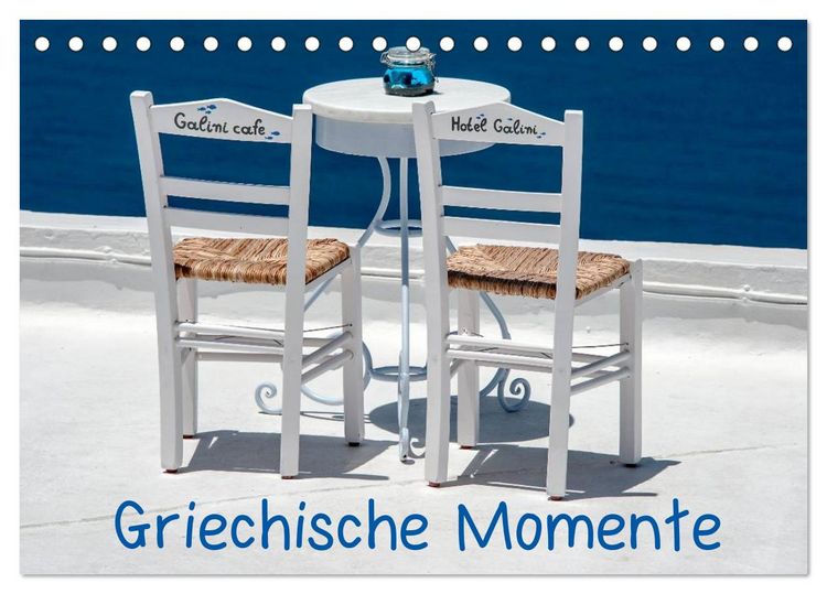 Produktbild: Griechische Momente (Tischkalender 2026 DIN A5 quer), CALVENDO Monatskalender