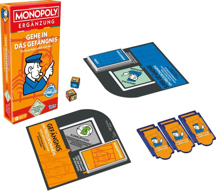 Produktbild: Monopoly Erg&auml;nzung: Gehe In Das Gef&auml;ngnis