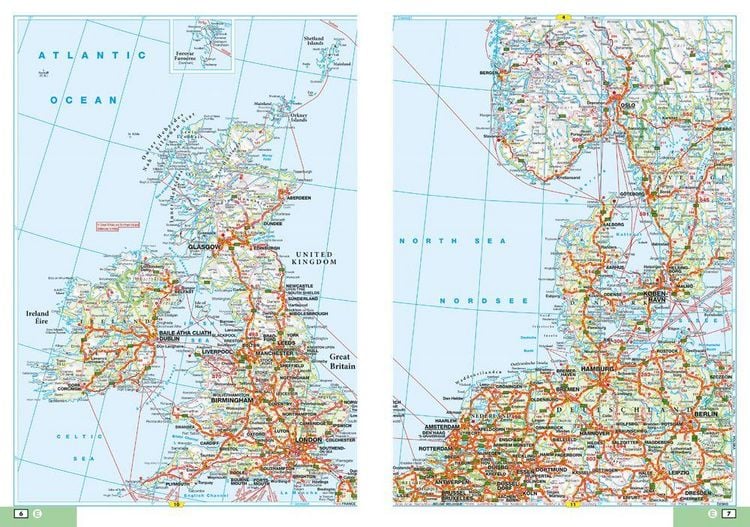 Produktbild: Falk Stra&szlig;enatlas 2026/2027 Deutschland, Schweiz, &Ouml;sterreich 1:300.000