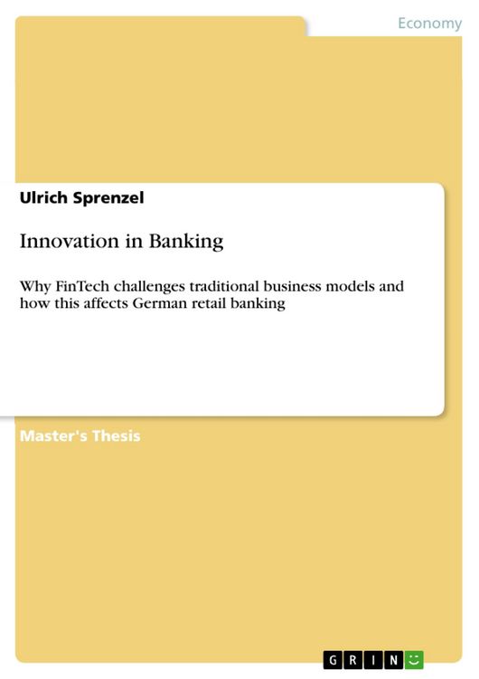 Produktbild: Innovation in Banking