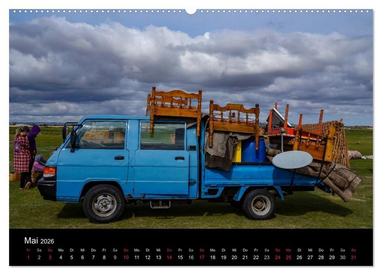 Produktbild: Mongolei - Zwischen Mittelalter und Moderne (hochwertiger Premium Wandkalender 2026 DIN A2 quer), Kunstdruck in Hochglanz