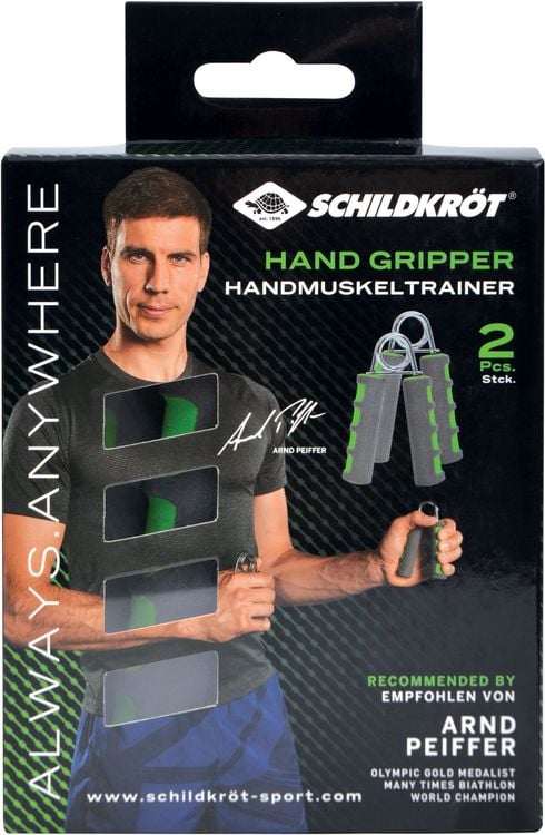 Produktbild: HANDMUSKELTRAINER 2er Set, (Hand Grip Set) in 4C-Box,