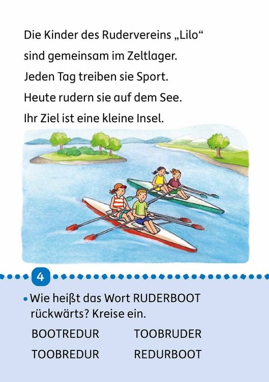 Produktbild: Lesen lernen 1. Klasse f&uuml;r Jungen und M&auml;dchen - Sportlich, sportlich!