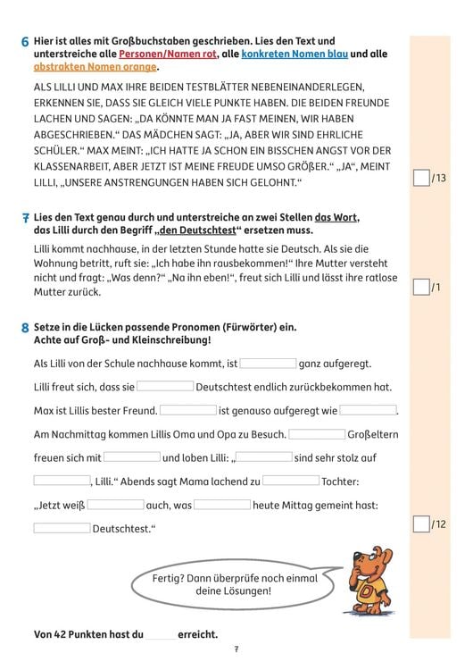Produktbild: &Uuml;bungsheft mit Tests in Deutsch 3. Klasse