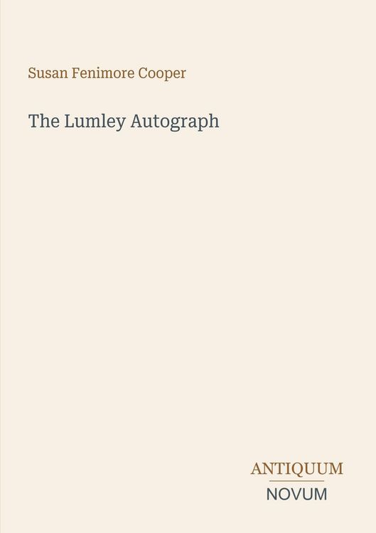 Produktbild: The Lumley Autograph