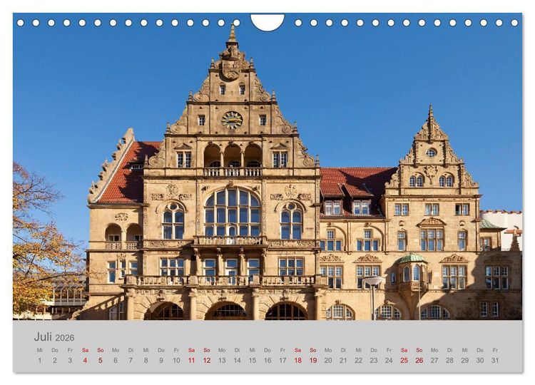 Produktbild: Bielefeld Am Rand des Teutoburger Waldes (Wandkalender 2026 DIN A4 quer), CALVENDO Monatskalender