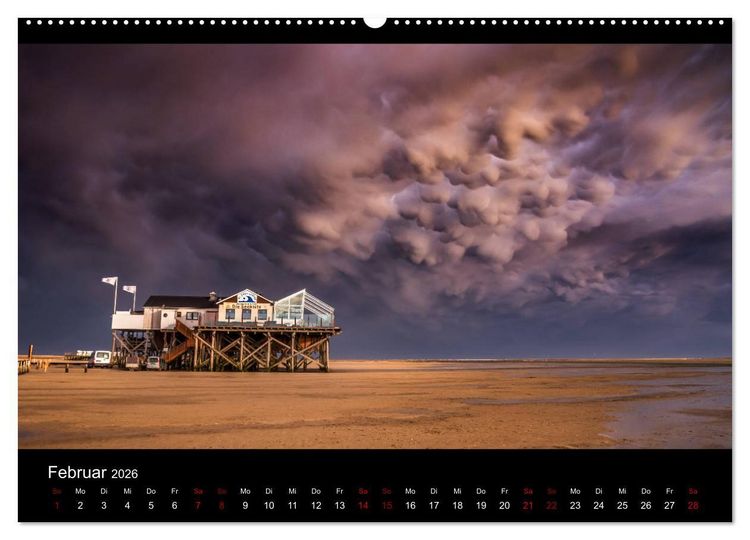 Produktbild: Naturwunder Norddeutschlands (hochwertiger Premium Wandkalender 2026 DIN A2 quer), Kunstdruck in Hochglanz
