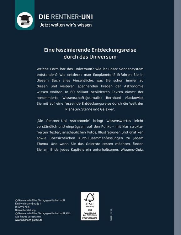 Produktbild: Astronomie - Wissen leicht gemacht