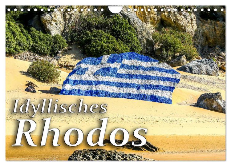 Produktbild: Idyllisches Rhodos (Wandkalender 2026 DIN A4 quer), CALVENDO Monatskalender