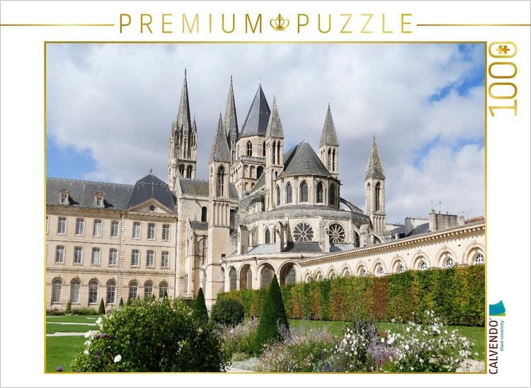 Produktbild: CALVENDO Puzzle Abbaye aux Hommes in Caen mit Grablege Wilhelms des Eroberers | 1000 Teile Lege-Gr&ouml;&szlig;e 64x48cm Foto-Puzzle f&uuml;r gl&uuml;ckliche Stunden