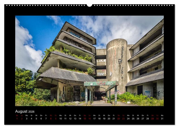 Produktbild: Morbider Charme - Vergessene Orte auf den Azoren - (Wandkalender 2026 DIN A2 quer), CALVENDO Monatskalender