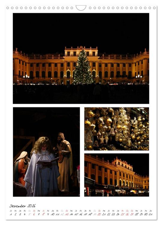 Produktbild: Schloss Sch&ouml;nbrunn im Wandel der Jahreszeiten (Wandkalender 2026 DIN A3 hoch), CALVENDO Monatskalender