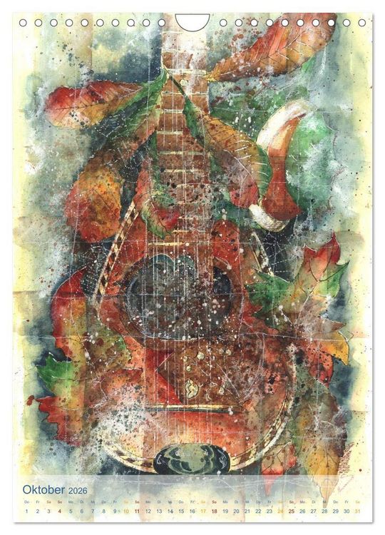 Produktbild: MUSIK Impressionen (Wandkalender 2026 DIN A4 hoch), CALVENDO Monatskalender