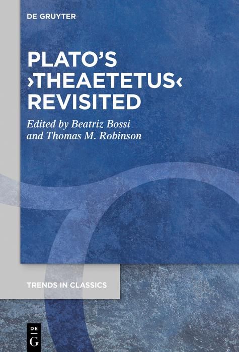 Produktbild: Plato's >Theaetetus< Revisited