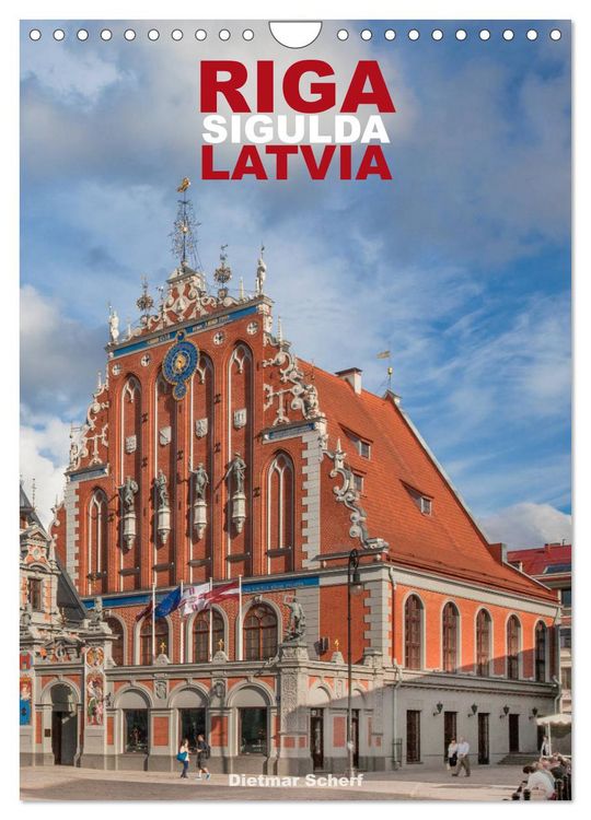 Produktbild: Riga Sigulda Latvia (Wall Calendar 2026 DIN A4 portrait), CALVENDO 12 Month Wall Calendar