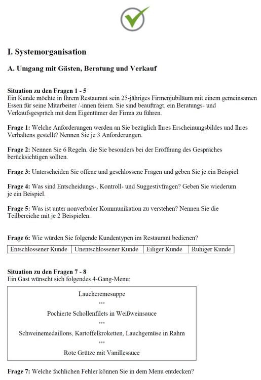 Produktbild: Top-Pr&uuml;fung Fachmann / Fachfrau f&uuml;r Systemgastronomie - 370 Aufgaben f&uuml;r die Abschlusspr&uuml;fung