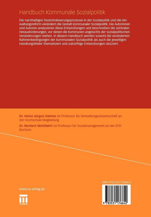 Produktbild: Handbuch Kommunale Sozialpolitik
