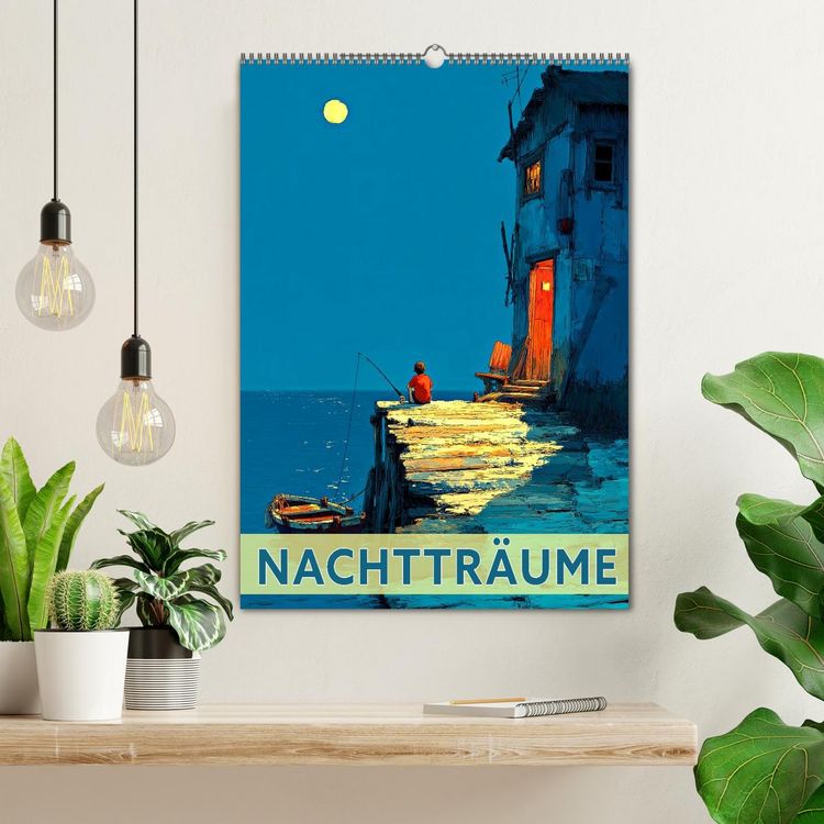 Produktbild: Nachttr&auml;ume (Wandkalender 2027 DIN A2 hoch), CALVENDO Monatskalender