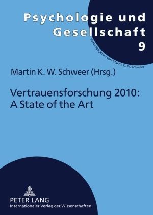 Produktbild: Vertrauensforschung 2010: A State of the Art