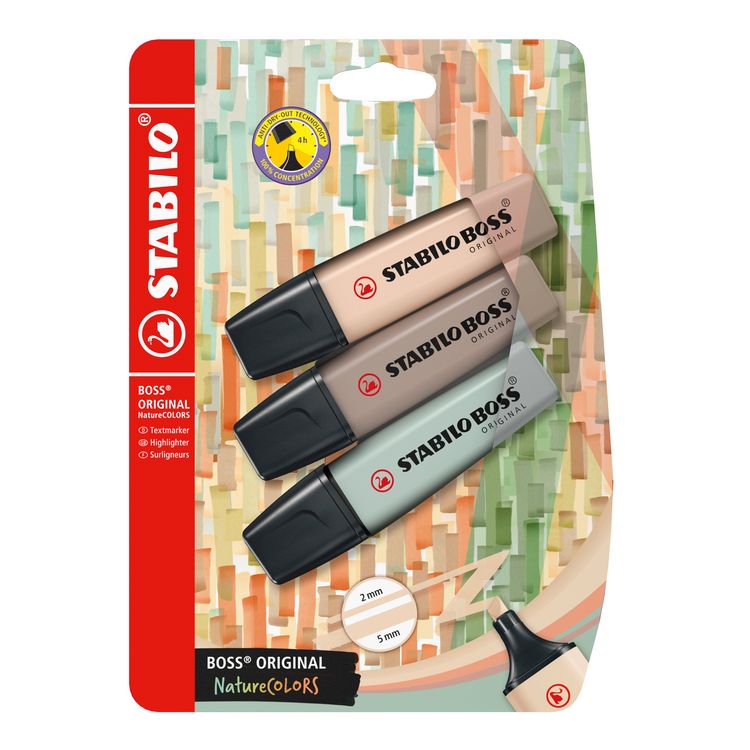Produktbild: STABILO Textmarker BOSS ORIGINAL NatureCOL.