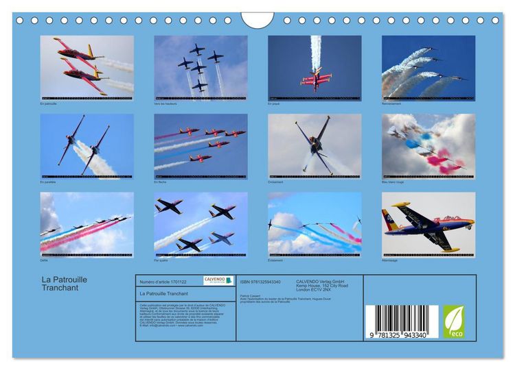 Produktbild: Casaert, P: Patrouille Tranchant (Calendrier mural 2025 DIN