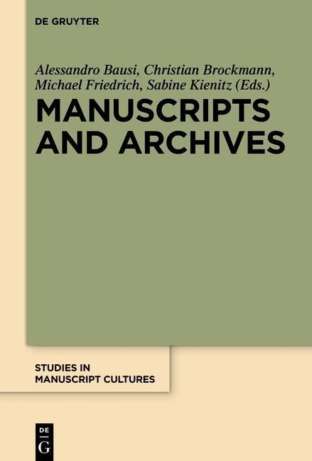 Produktbild: Manuscripts and Archives