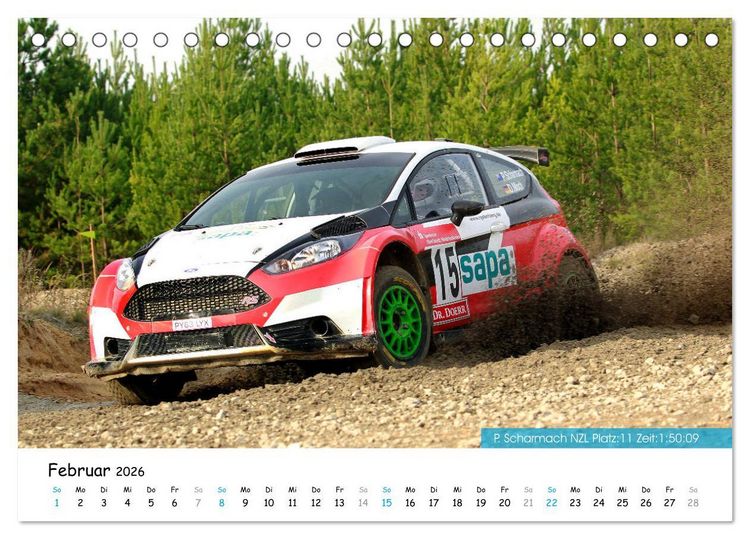 Produktbild: Lausitz-Rallye Kalender (Tischkalender 2026 DIN A5 quer), CALVENDO Monatskalender