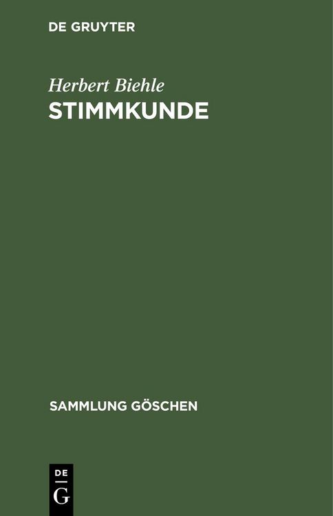 Produktbild: Stimmkunde