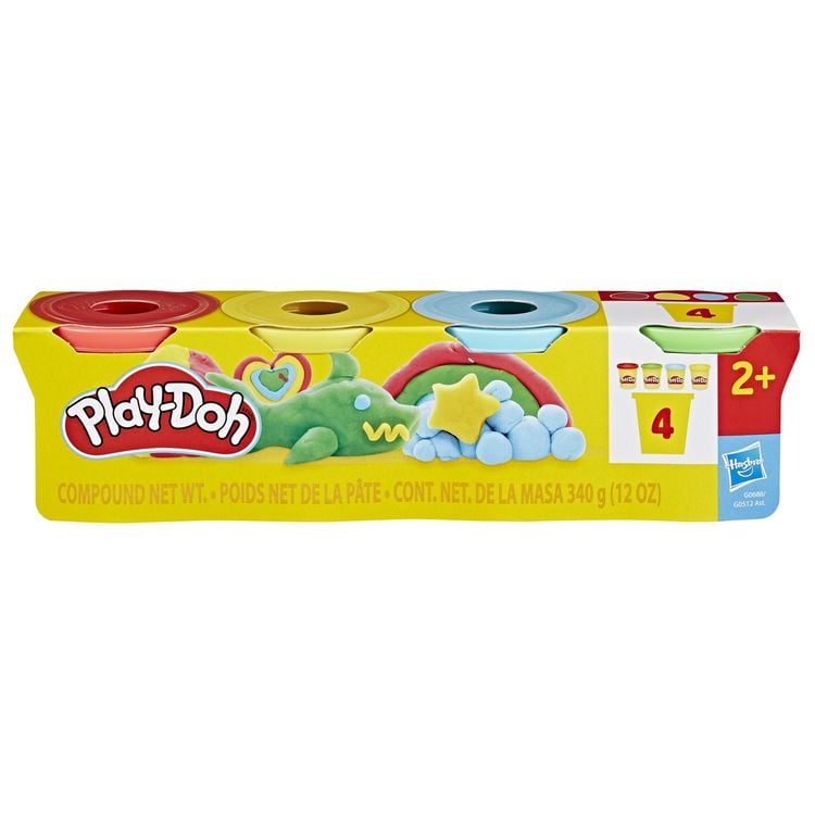 Produktbild: Play-Doh 4Er-Pack Klassische Farben