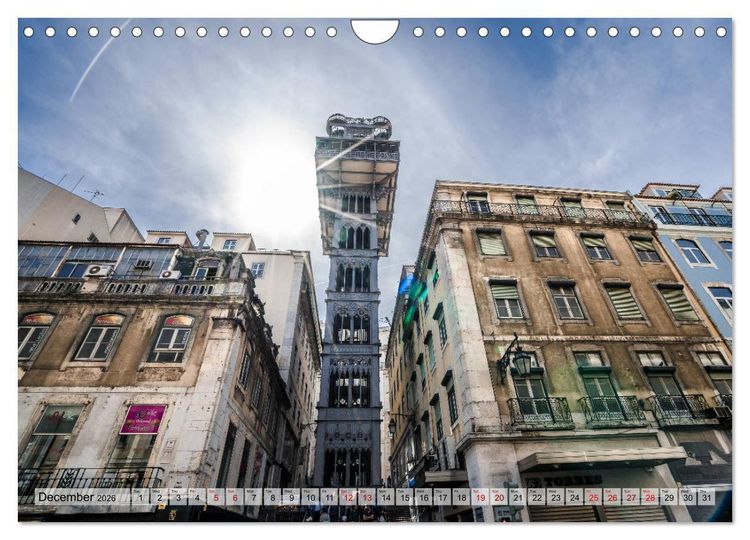 Produktbild: Lisbon - Perspectives (Wall Calendar 2026 DIN A4 landscape), CALVENDO 12 Month Wall Calendar