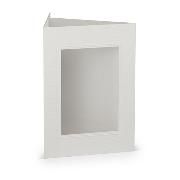Produktbild: Paperado-5er Pack PP-Karten eckig Ft.B6, Eisgrau