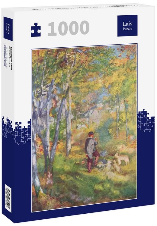 Produktbild: Lais Puzzle Pierre-Auguste Renoir - Junger Mann im Walde von Fontainebleau 1000 Teile