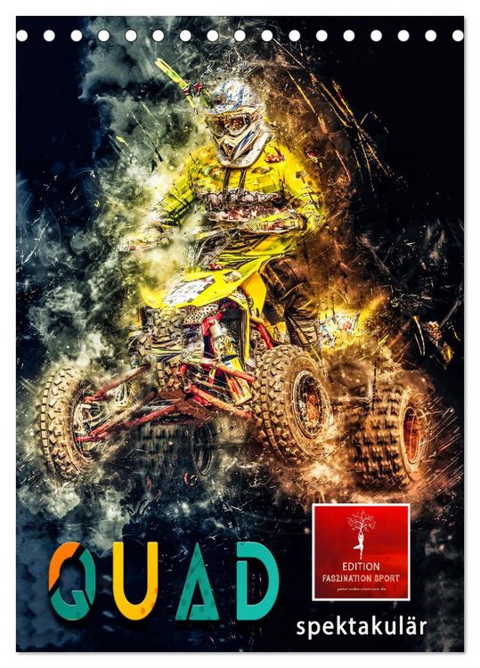 Produktbild: Quad spektakul&auml;r (Tischkalender 2026 DIN A5 hoch), CALVENDO Monatskalender