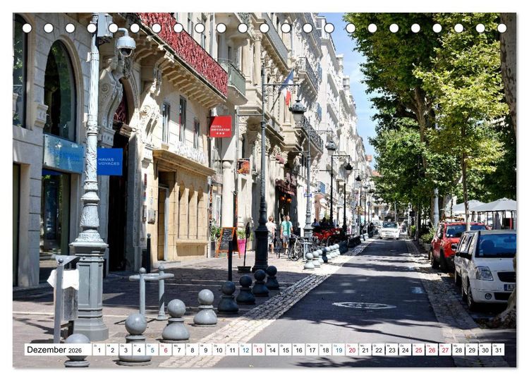 Produktbild: Frankreichs gro&szlig;e St&auml;dte - B&eacute;ziers (Tischkalender 2026 DIN A5 quer), CALVENDO Monatskalender