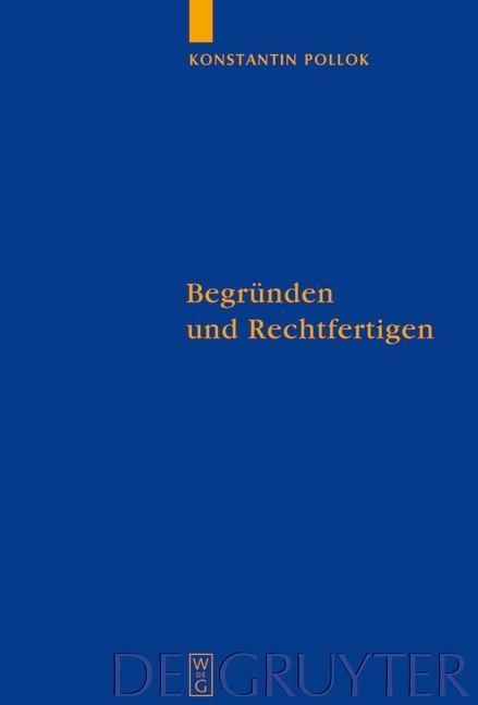 Produktbild: Begr&uuml;nden und Rechtfertigen