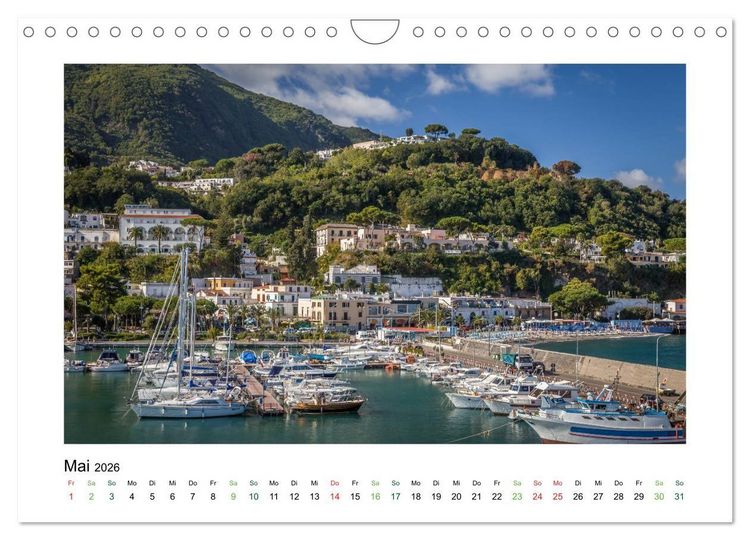 Produktbild: Sehnsuchtsinseln Capri und Ischia (Wandkalender 2026 DIN A4 quer), CALVENDO Monatskalender
