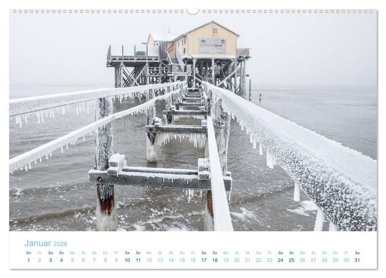 Produktbild: Mehr Nordsee (Wandkalender 2026 DIN A2 quer), CALVENDO Monatskalender