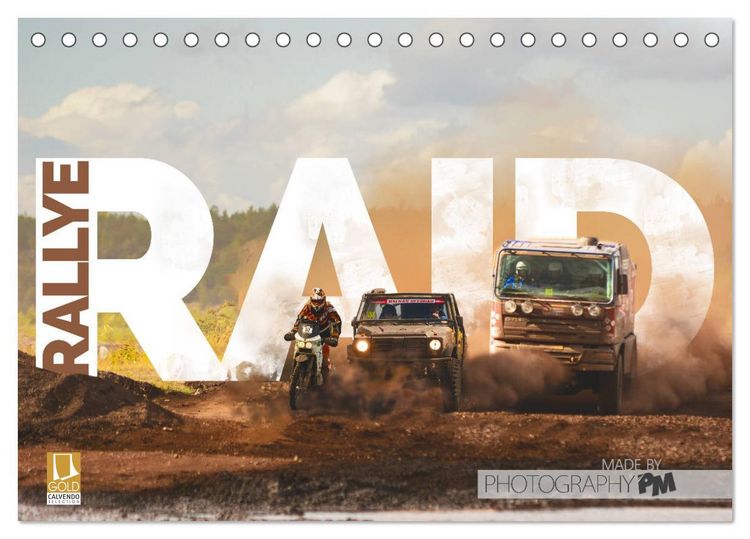 Produktbild: RALLYE RAID (Tischkalender 2026 DIN A5 quer), CALVENDO Monatskalender