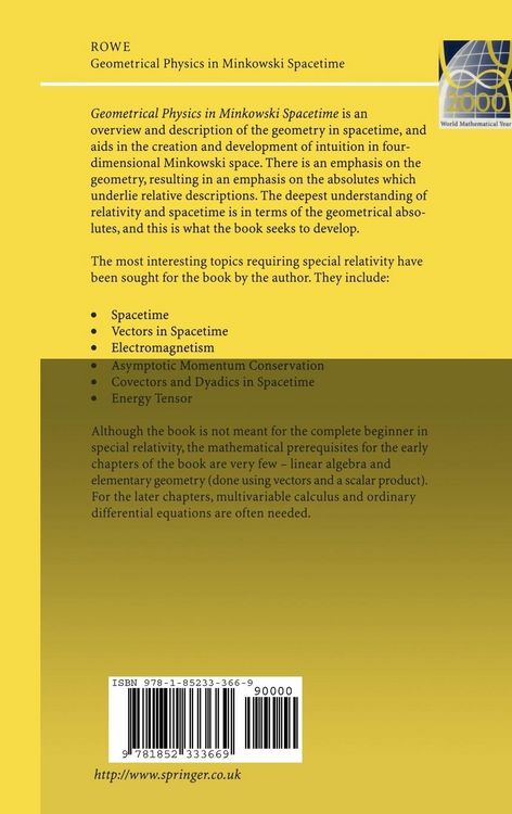 Produktbild: Geometrical Physics in Minkowski Spacetime