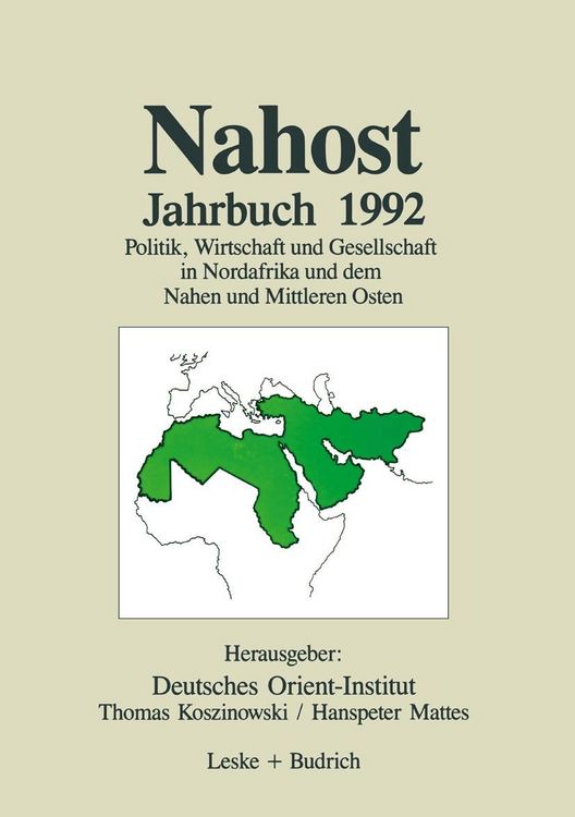 Produktbild: Nahost Jahrbuch 1992