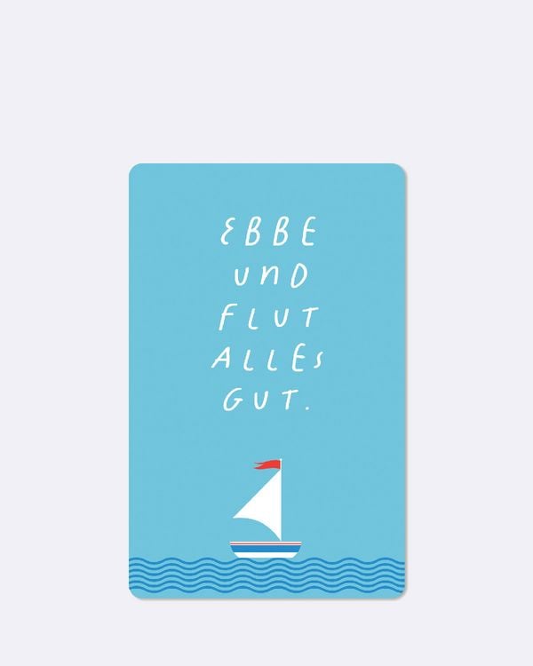 Produktbild: Lunacard Postkarte *Ebbe und Flut