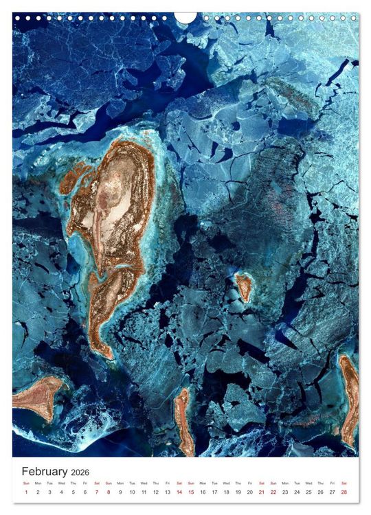 Produktbild: Earth from Space (Wall Calendar 2026 DIN A3 portrait), CALVENDO 12 Month Wall Calendar