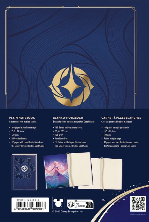 Produktbild: Disney Lorcana - Notebook - Notizbuch - Carnet de notes