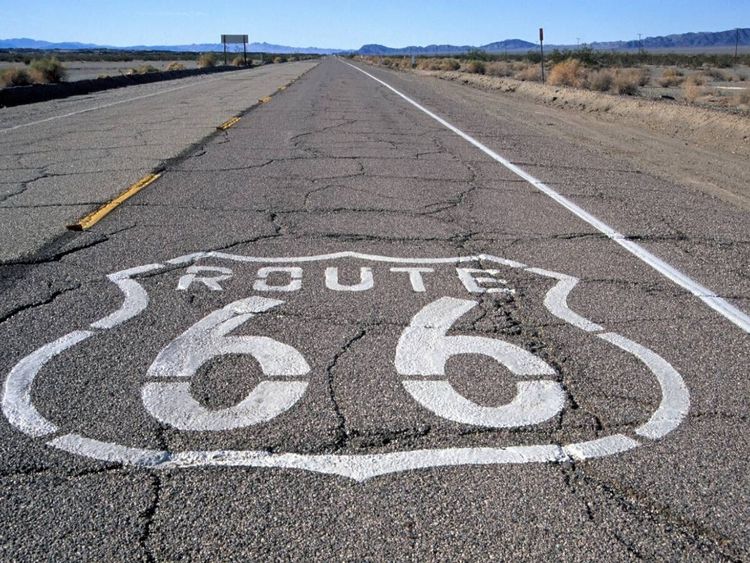 Produktbild: CALVENDO Puzzle Ein Motiv aus dem Kalender Get Your Kicks on Route 66 | 1000 Teile Lege-Gr&ouml;&szlig;e 64x48cm Foto-Puzzle f&uuml;r gl&uuml;ckliche Stunden