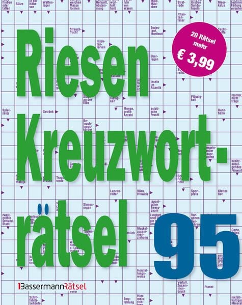 Produktbild: Riesen-Kreuzwortr&auml;tsel 95