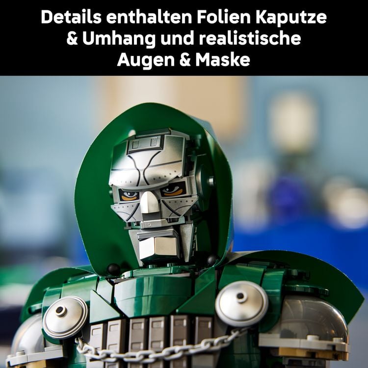 Produktbild: LEGO ǀ Marvel Doctor Doom B&uuml;ste Modellbau zum Sammeln 76345